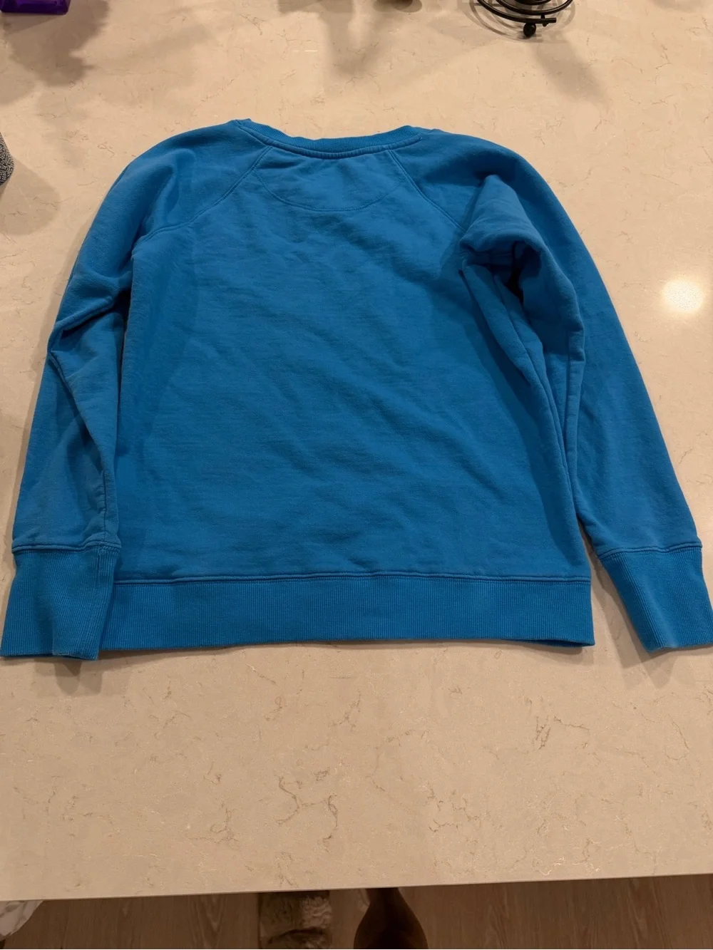 Champion Bright Blue Crewneck Sweatshirt with Logo